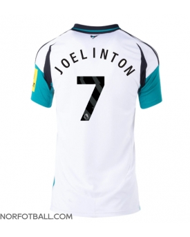 Billige Fotballdrakt Newcastle United Joelinton #7 Replika Bortedrakt Dame 2024-25 Kortermet